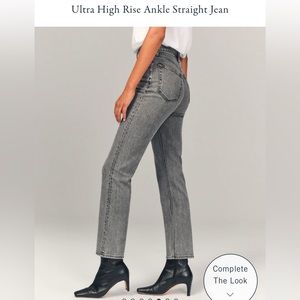 Abercrombie Ultra High Rise Straight Jean pants | Size 24W